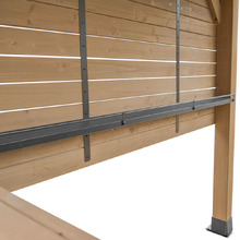 Igor Cedar Wood Add-On Gazebo Bar